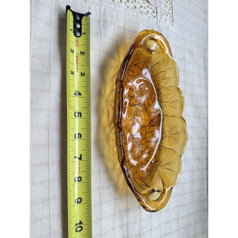 Unmarked amber glass